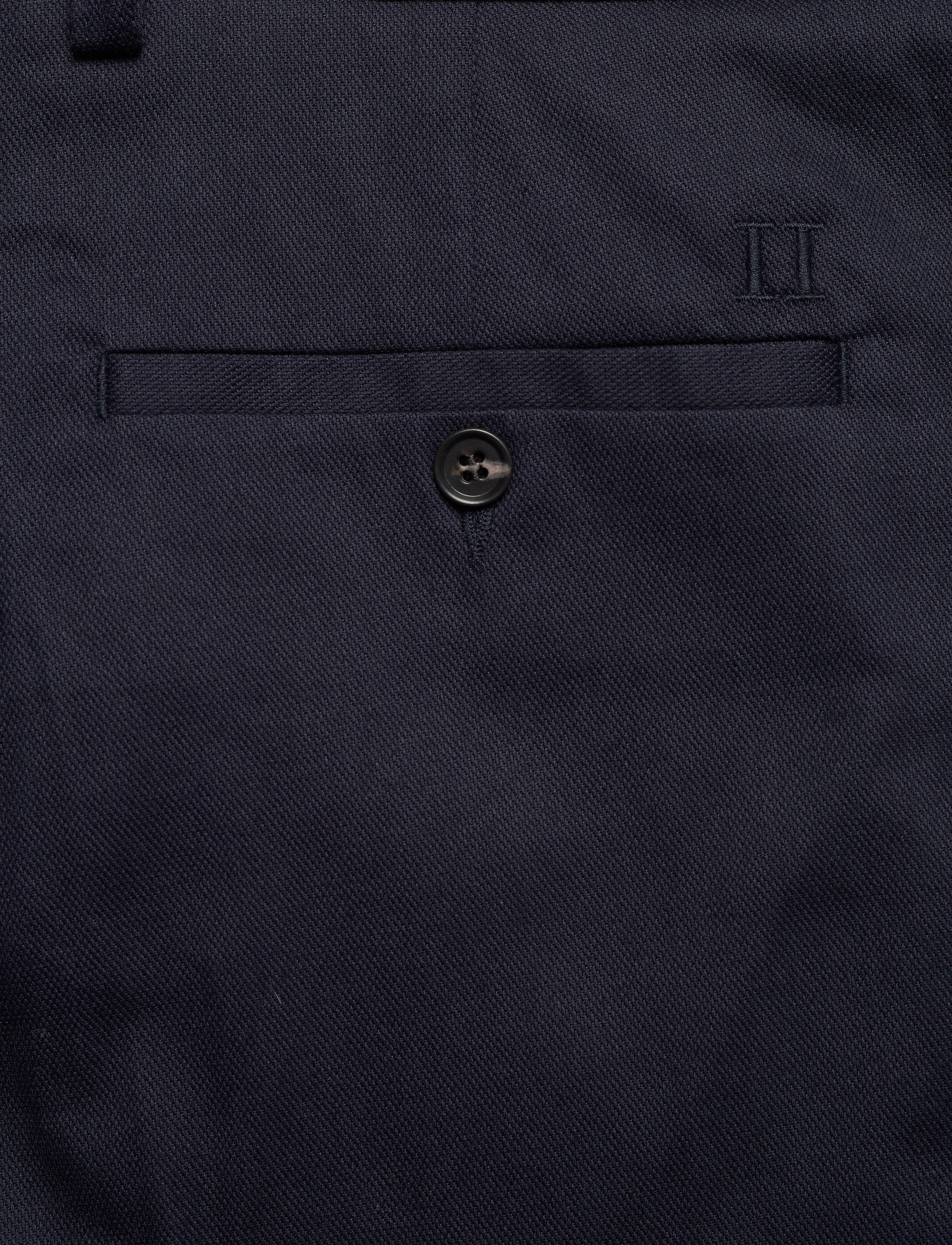 Les Deux - Preston Dobby Pants - dark navy - 4