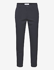 Les Deux - Como Reg Suit Pants - jakkesætsbukser - dark navy - 0