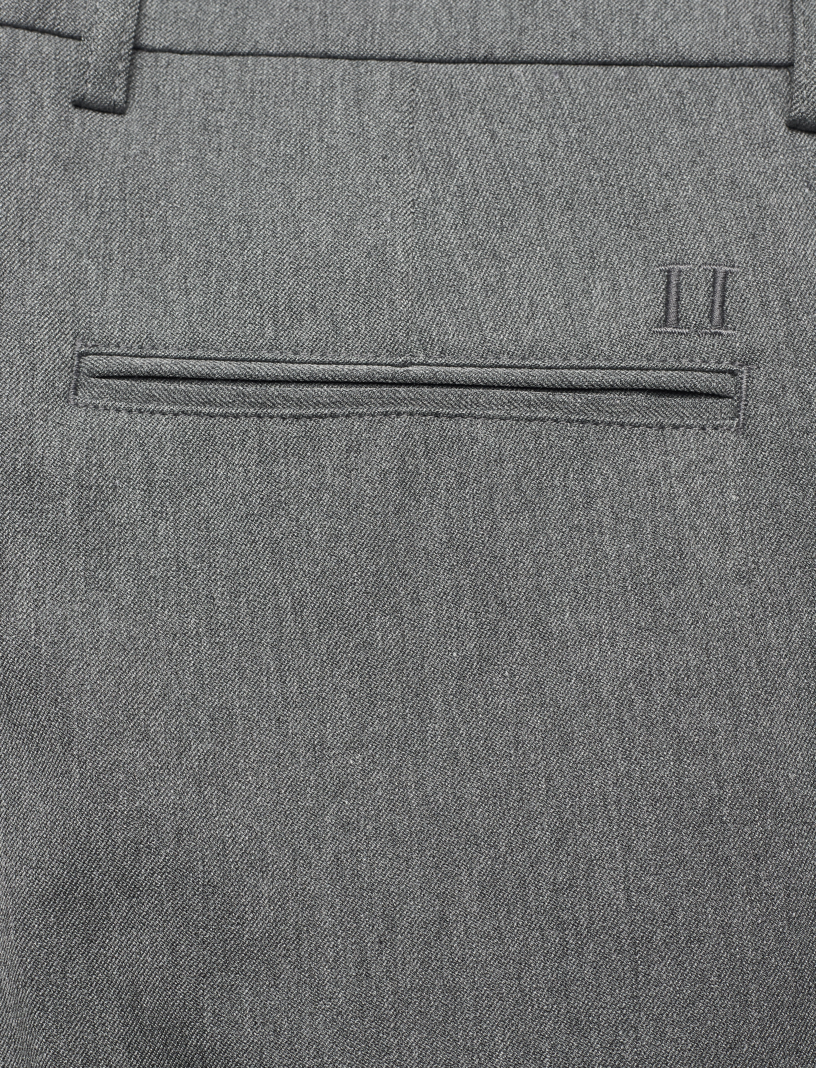 Les Deux - Como Reg Suit Pants - grey melange - 4