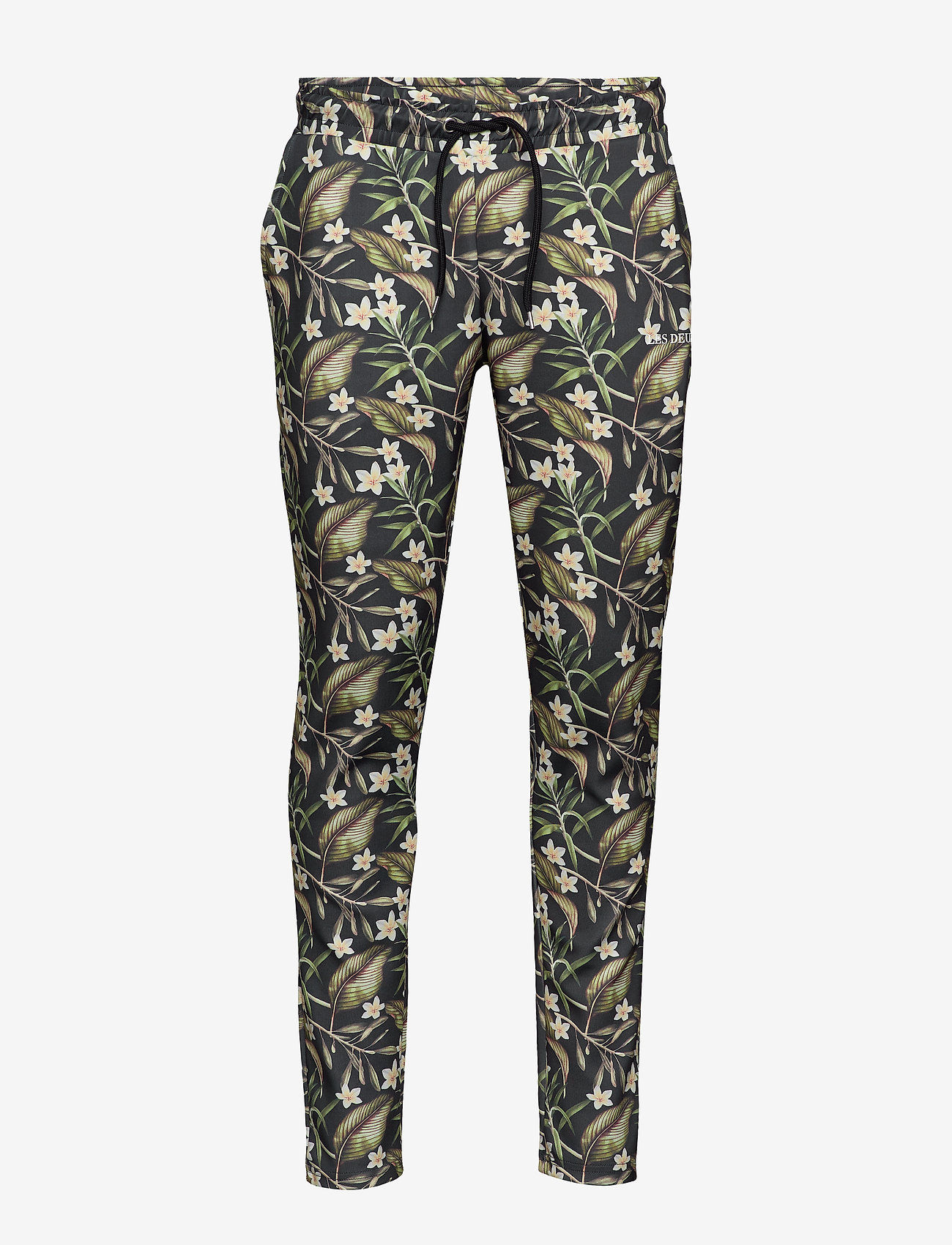 Les Deux - Ballier Fleur-De-Lis Track Pants - dark navy/off white - 0
