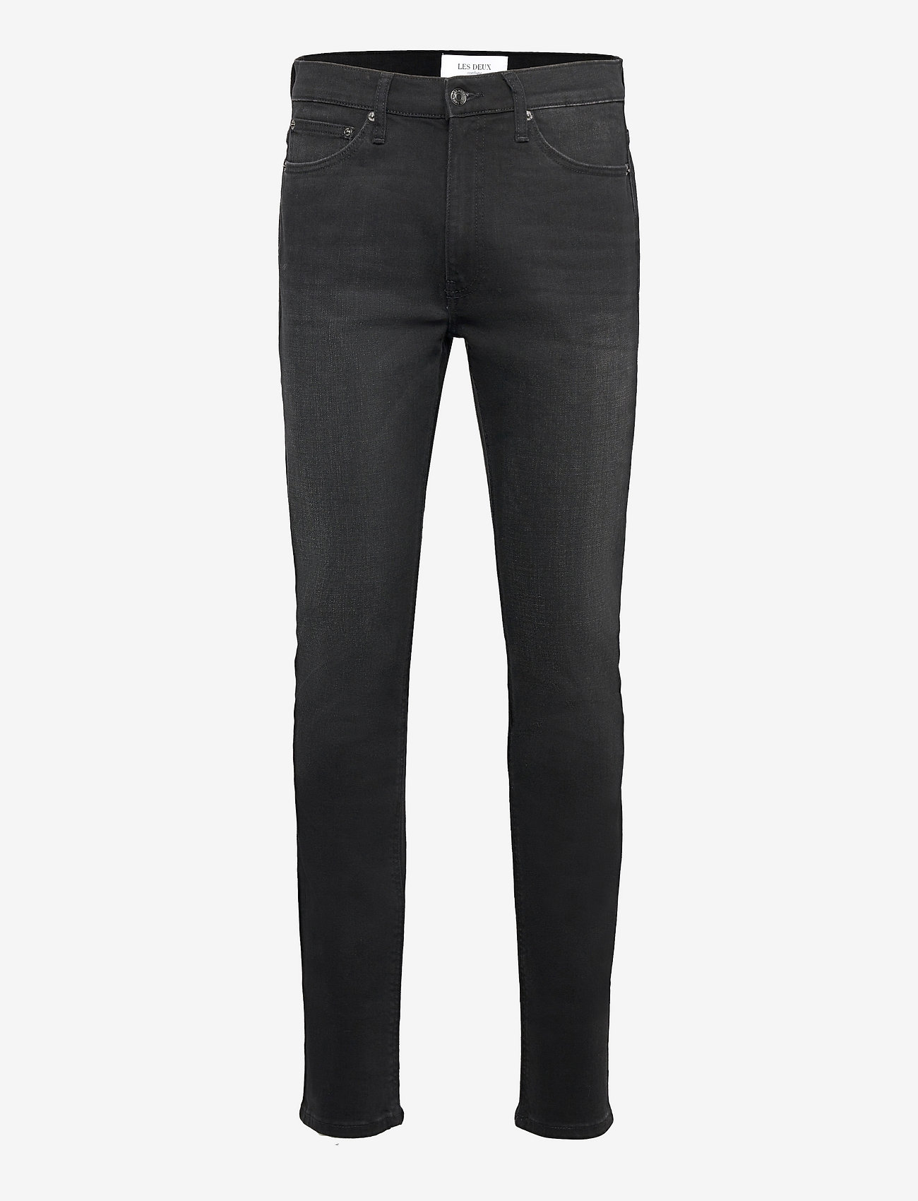 Les Deux - Reed Slim Fit Jeans - aptempti džinsai - black denim - 0