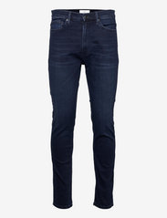 Les Deux - Reed Slim Fit Jeans - slim fit -farkut - blue-black denim - 0