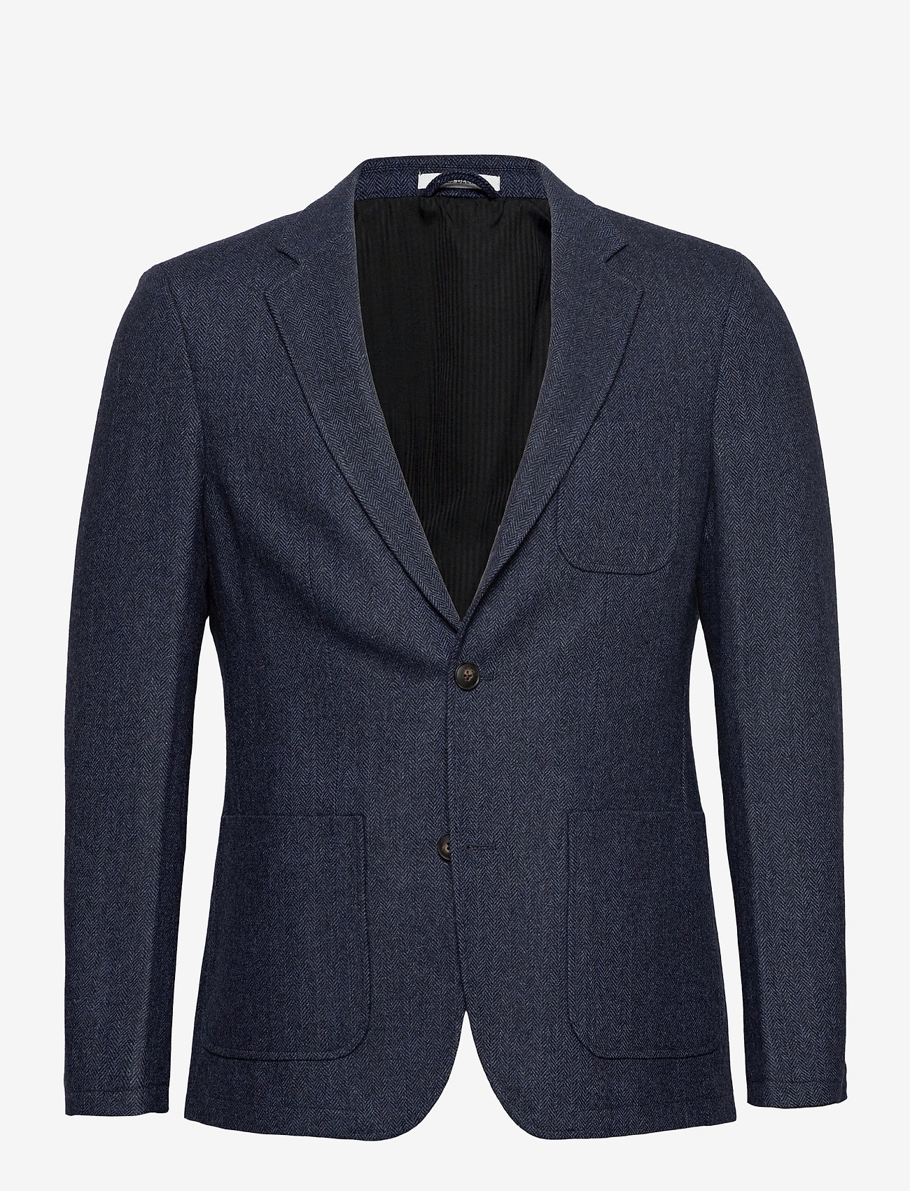 Les Deux - Manhatten Herringbone Blazer - dark navy/black - 0