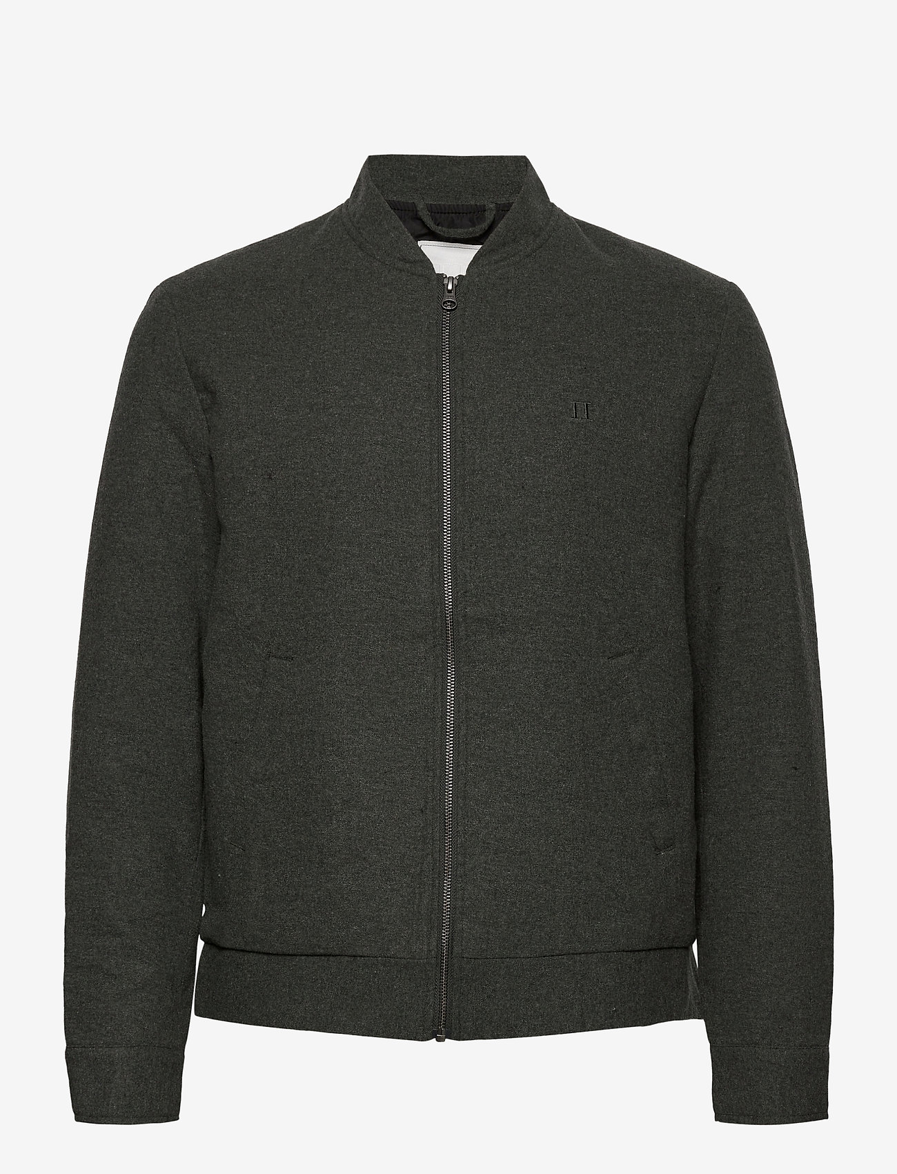 Les Deux - Marshall Wool Bomber Jacket - deep forrest - 0