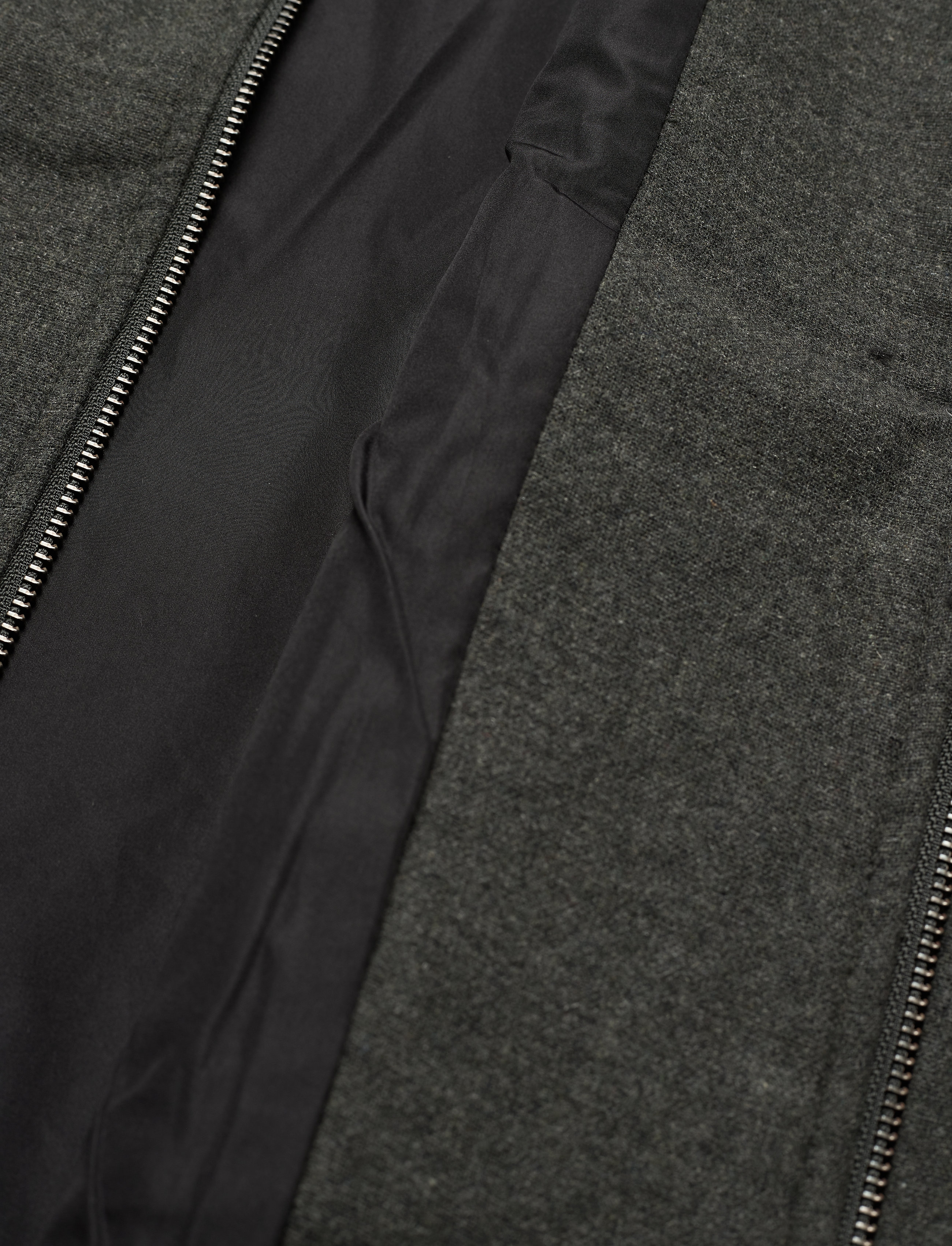 Les Deux - Marshall Wool Bomber Jacket - deep forrest - 4