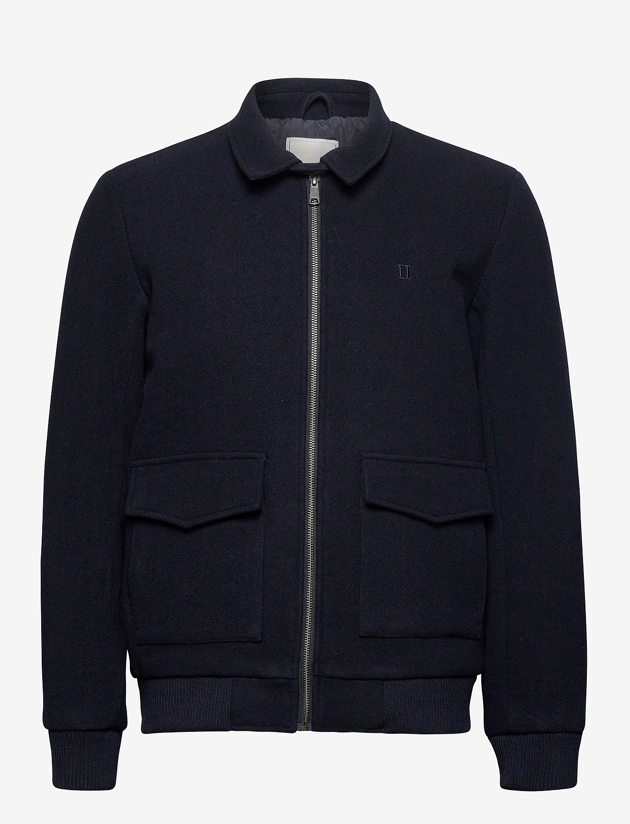 Les Deux - Planchett Wool Bomber Jacket - dark navy - 0