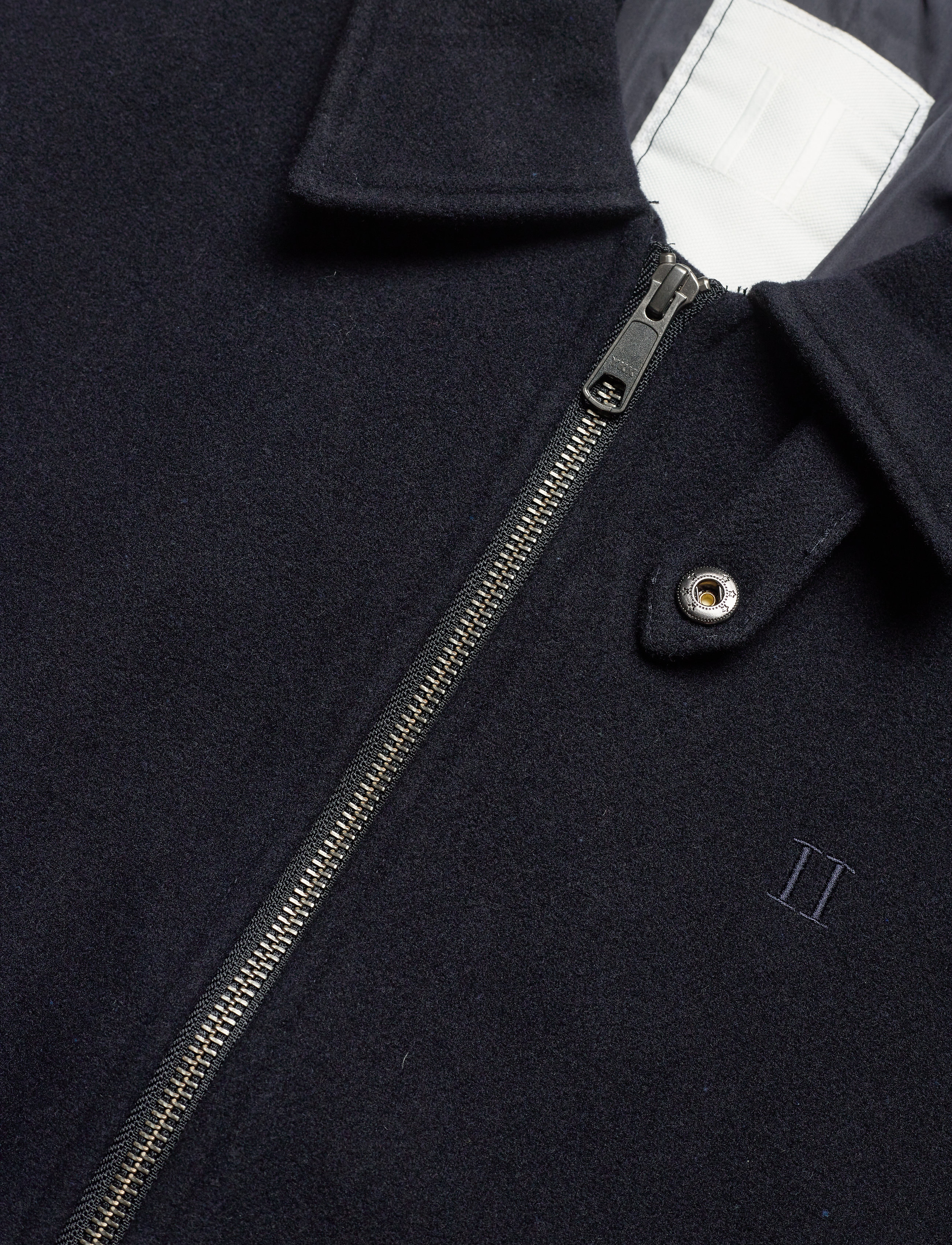 Les Deux - Planchett Wool Bomber Jacket - dark navy - 2