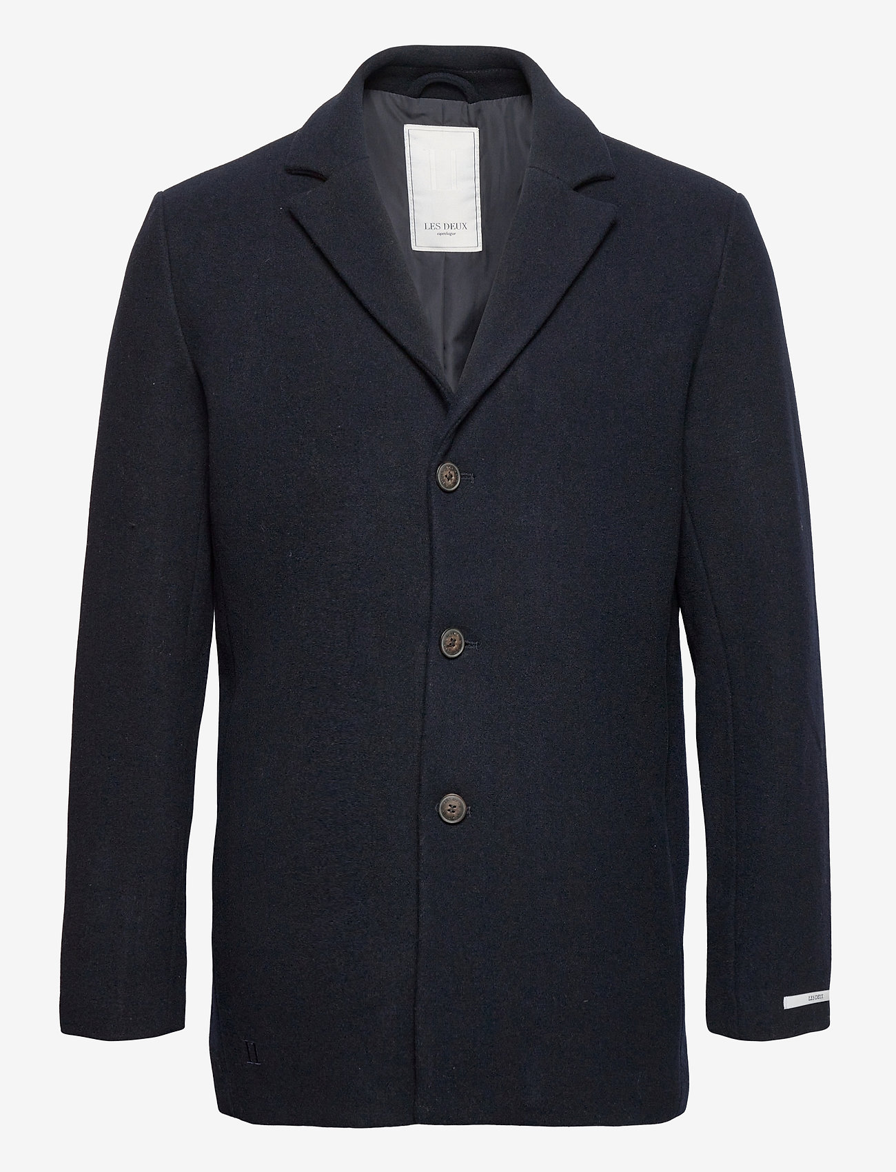 Les Deux - Montgomery Wool Coat - dark navy - 0