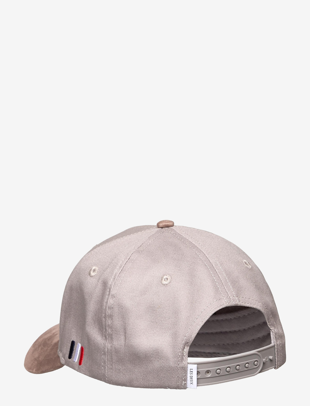 Les Deux - Baseball Cap Suede II - steeple gray/caribou brown - 1