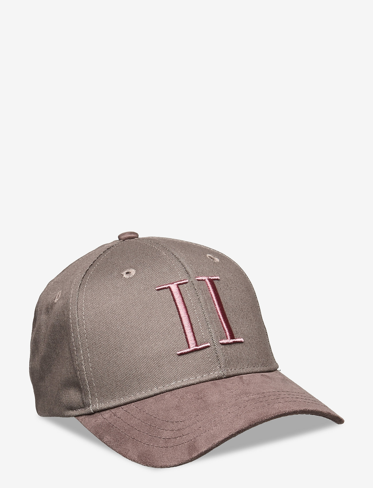 Les Deux - Baseball Cap Suede II - raven/ash rose - 0