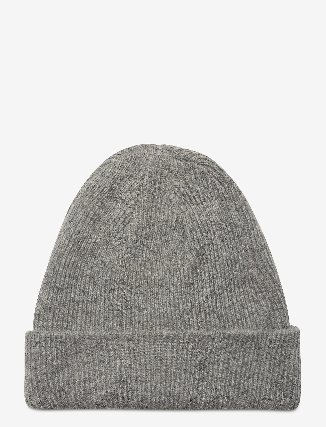 Les Deux - Lambswool Beanie - light grey melange/black - 1