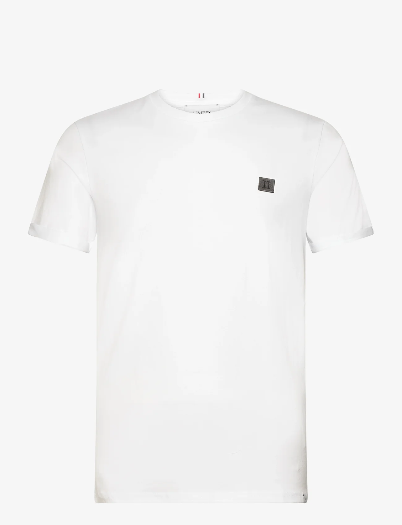 Les Deux - Piece T-Shirt - nordisk stil - white/charcoal-black - 0