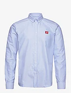 Piece Shirt - LIGHT BLUE/RUST RED-WHITE