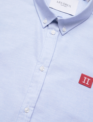Les Deux - Piece Shirt - basic overhemden - light blue/rust red-white - 3