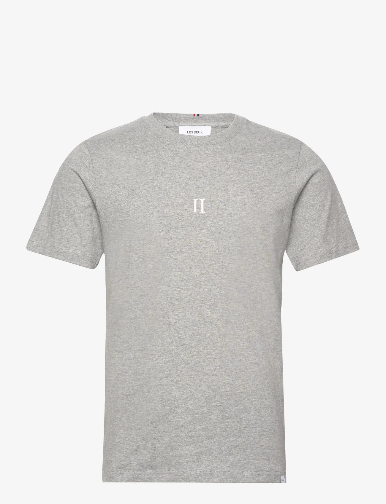 Les Deux - Mini Encore T-Shirt - laveste priser - light grey melange/white - 0