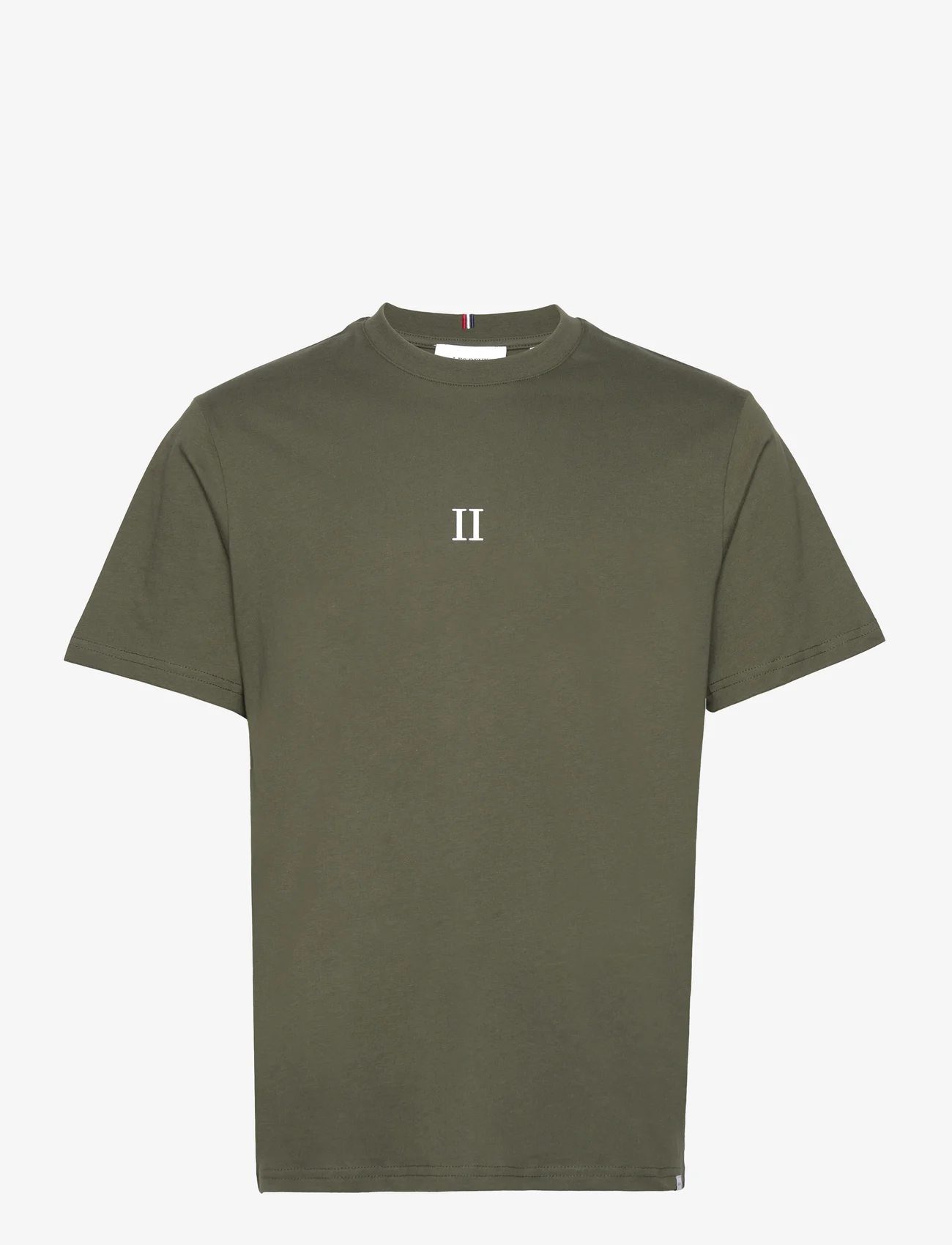 Les Deux - Mini Encore T-Shirt - tavalised t-särgid - olive night/white - 0