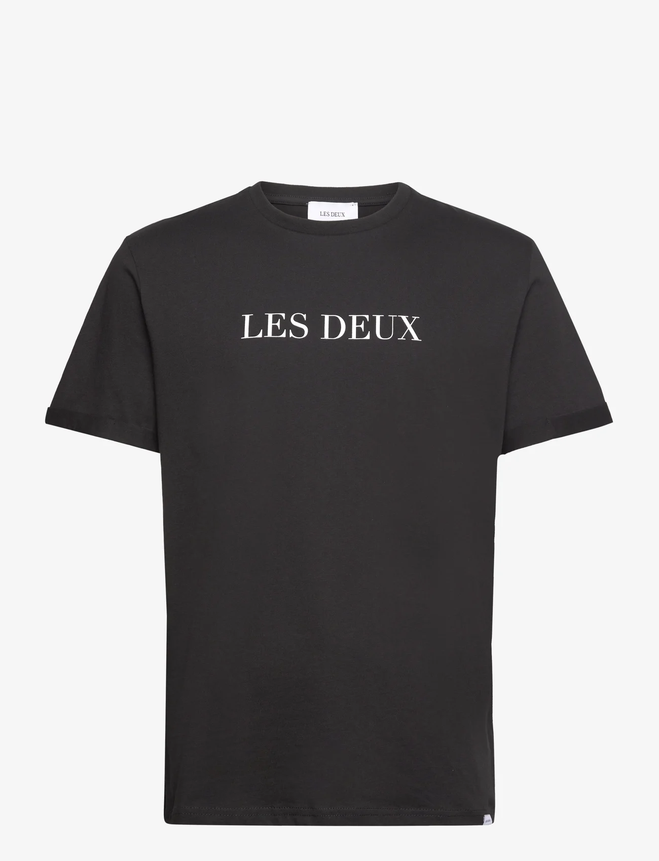 Les Deux - Les Deux T-Shirt - kortärmade t-shirts - black/white - 0