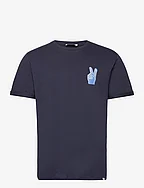 Harmony T-Shirt - DARK NAVY/WASHED DENIM BLUE