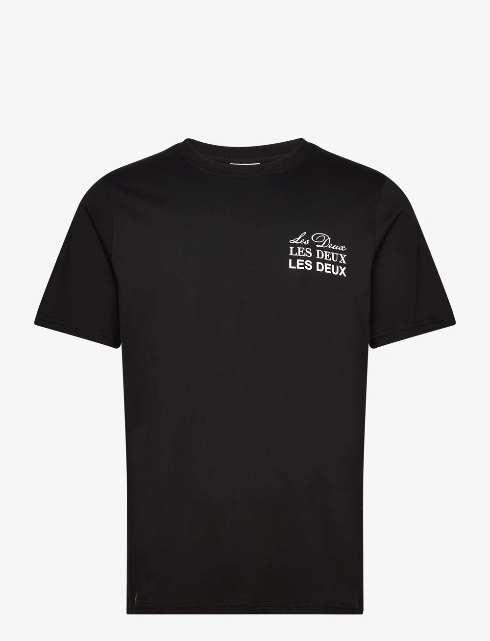 Les Deux - Triple T-Shirt - kortärmade t-shirts - black/ivory - 0