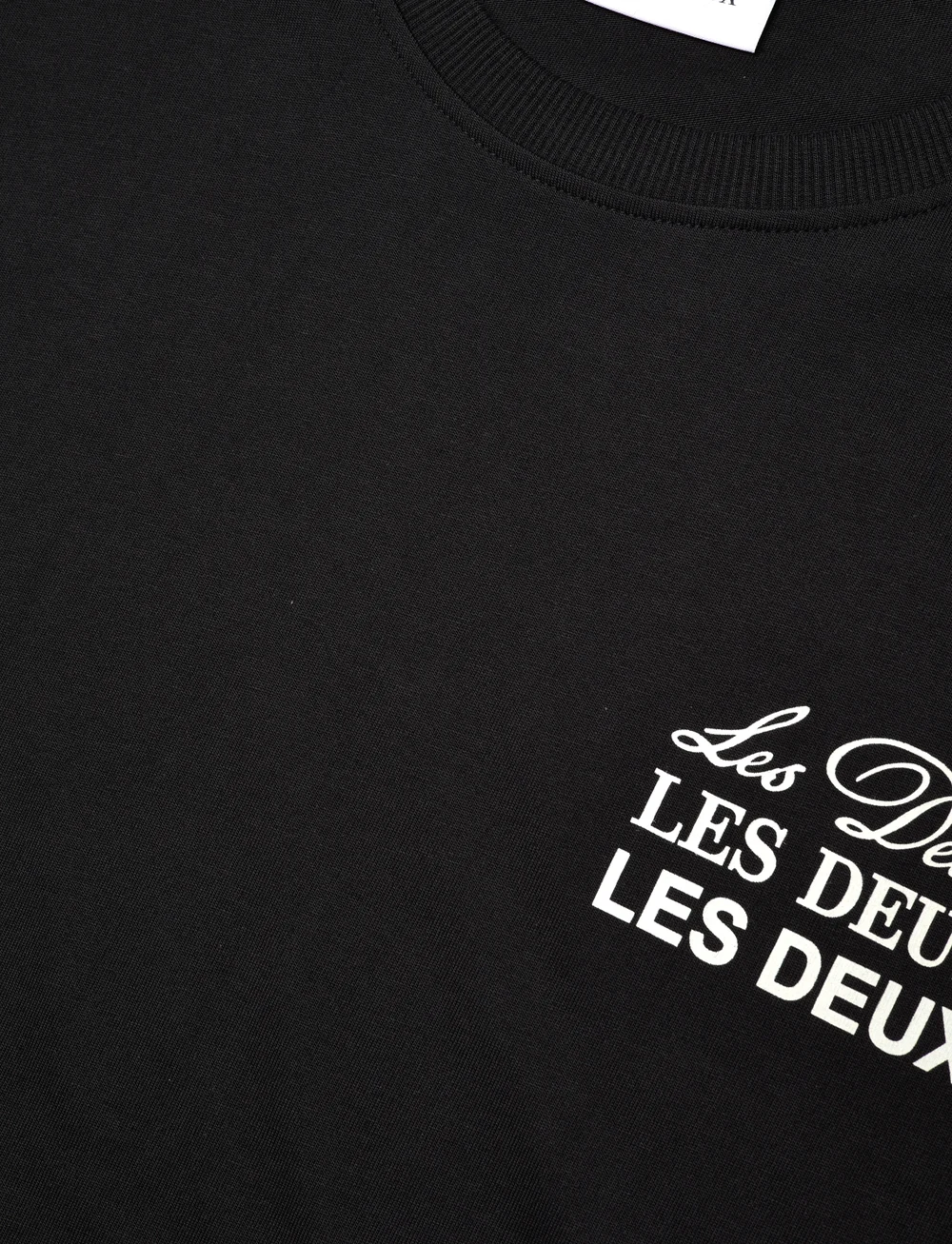 Les Deux - Triple T-Shirt - kortärmade t-shirts - black/ivory - 2