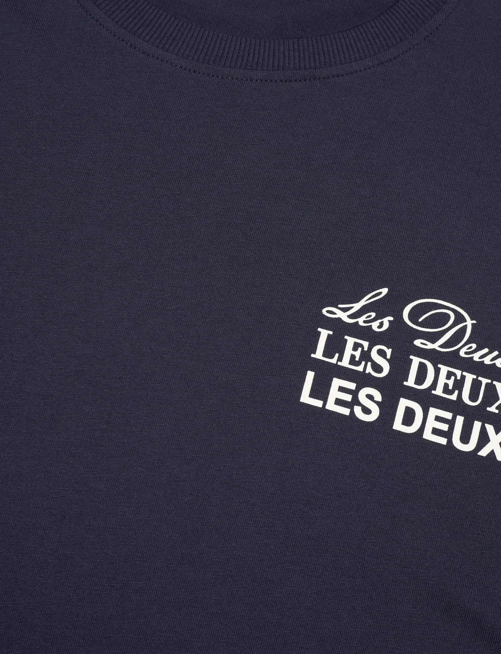 Les Deux - Triple T-Shirt - kortærmede t-shirts - dark navy/ivory - 2