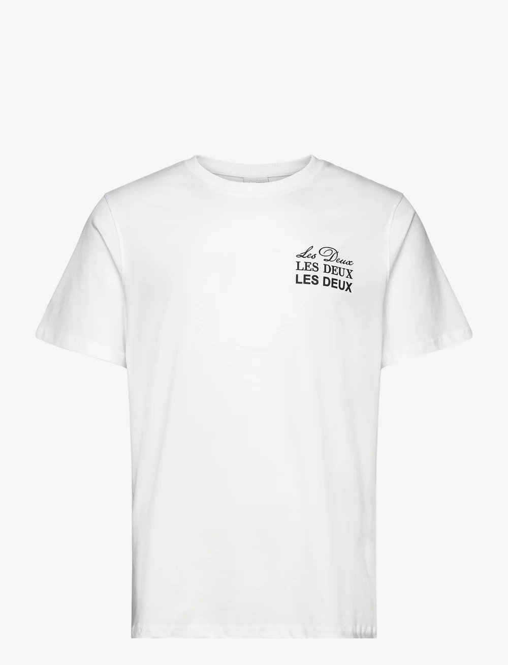 Les Deux - Triple T-Shirt - kortærmede t-shirts - white/black - 0