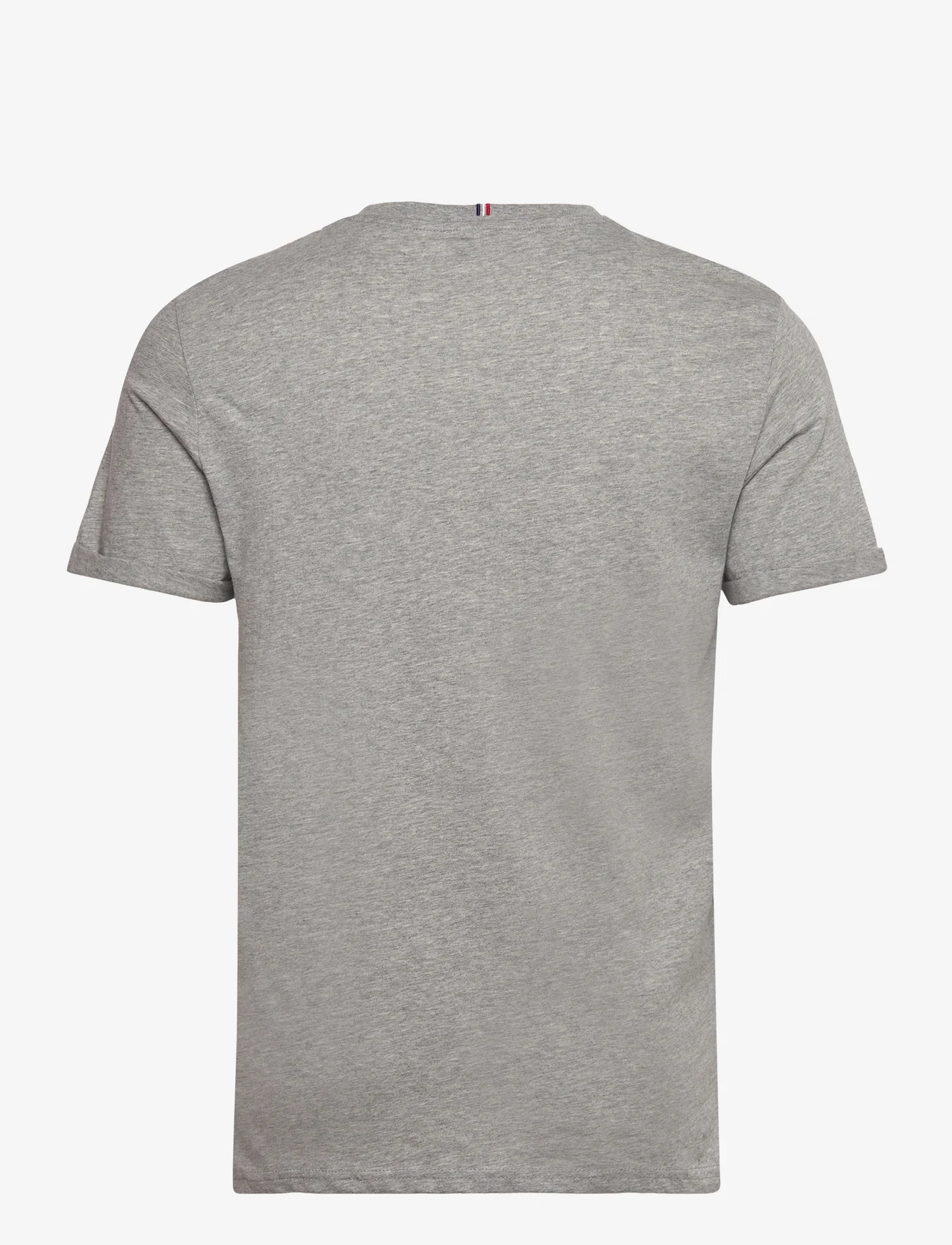 Les Deux - Toulon T-Shirt - kurzärmelige - light grey melange/white - 1