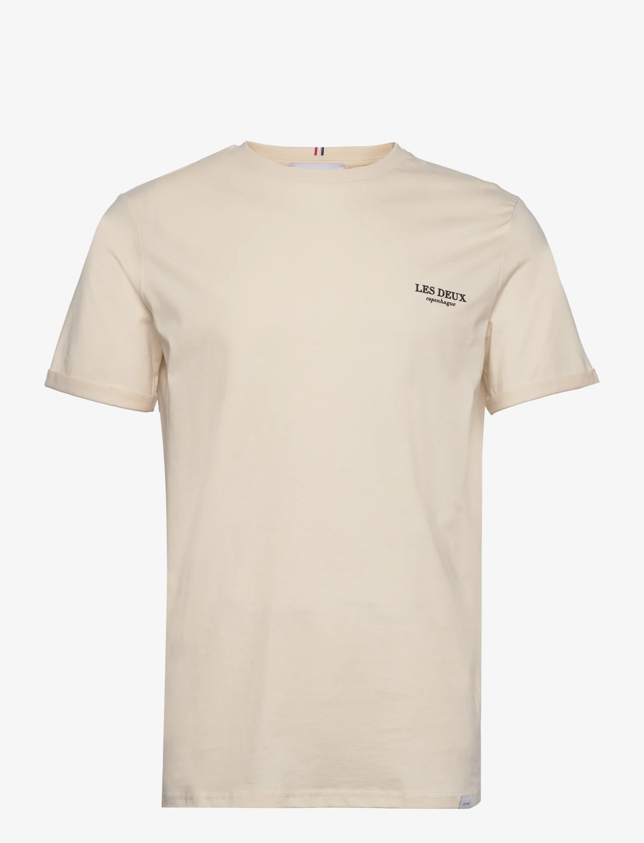 Les Deux - Toulon T-Shirt - kurzärmelige - ivory/black - 0