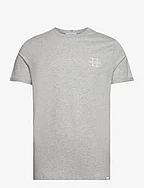 Les Deux II T-Shirt 2.0 - LIGHT GREY MELANGE/WHITE