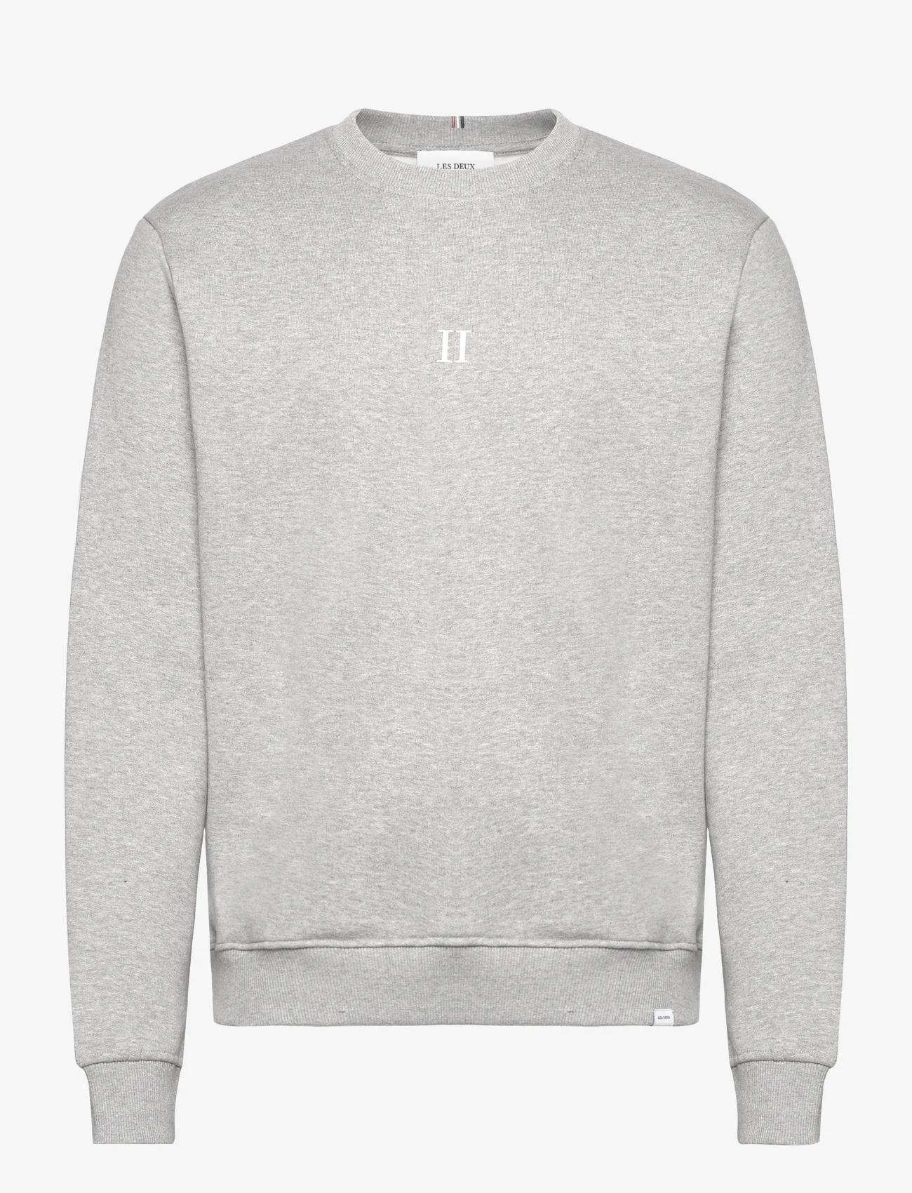Les Deux - Mini Encore Sweatshirt - sweatshirts - light grey melange/white - 0