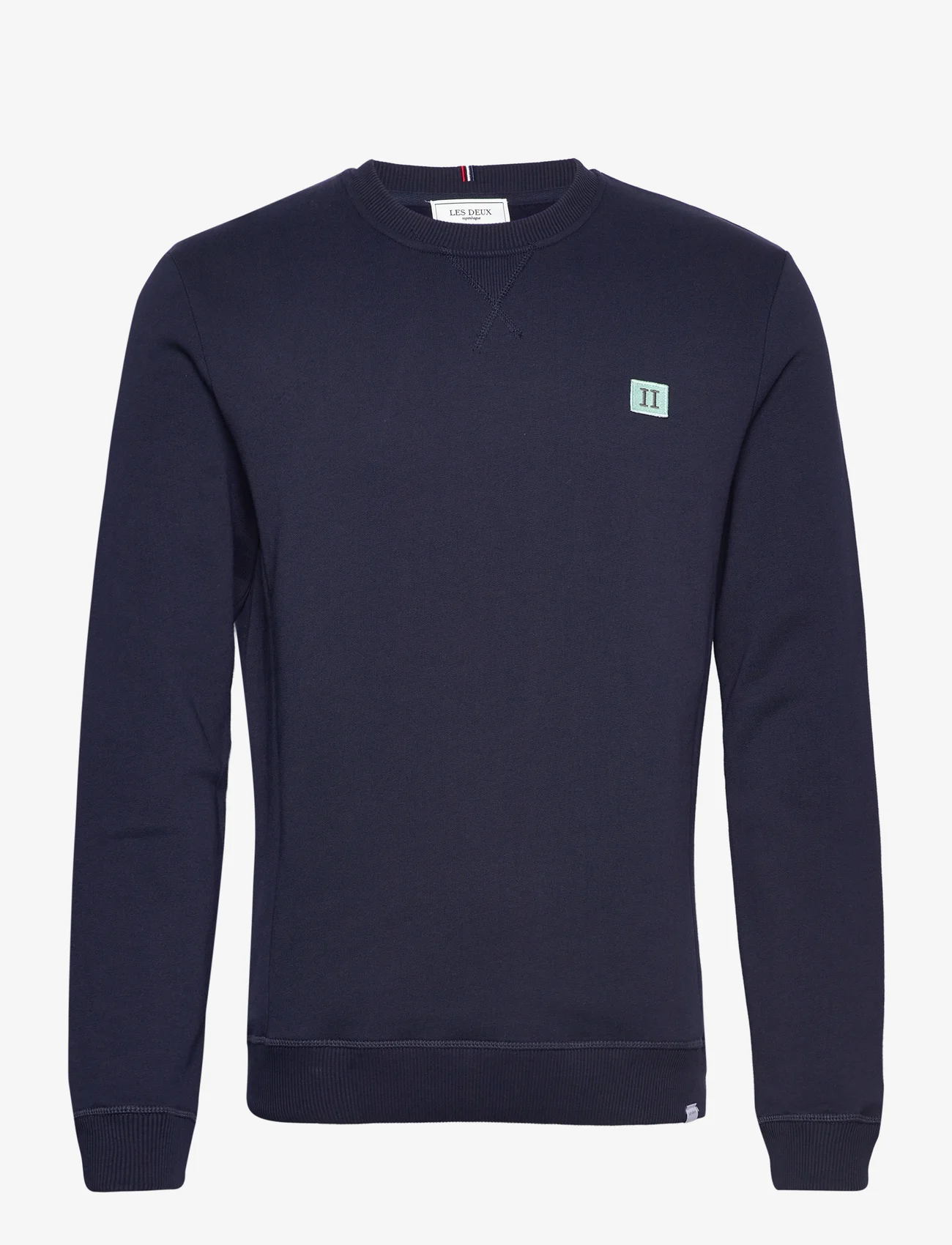 Les Deux - Piece Sweatshirt SMU - sweatshirts - dark navy/mint-charcoal - 0
