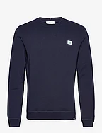 Piece Sweatshirt SMU - DARK NAVY/MINT-CHARCOAL