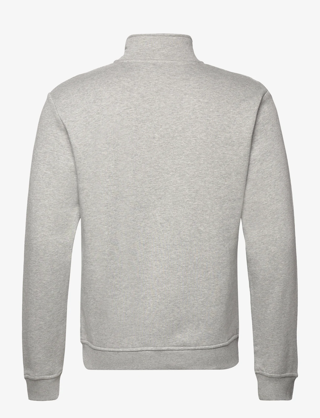 Les Deux - Les Deux II Half-Zip Sweatshirt 2.0 - dressipluusid - light grey melange/white - 1