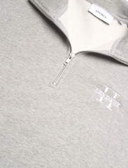 Les Deux - Les Deux II Half-Zip Sweatshirt 2.0 - dressipluusid - light grey melange/white - 2