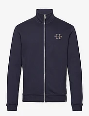Les Deux - Les Deux II Full Zip Sweatshirt 2.0 - sweatshirts - dark navy/platinum - 0