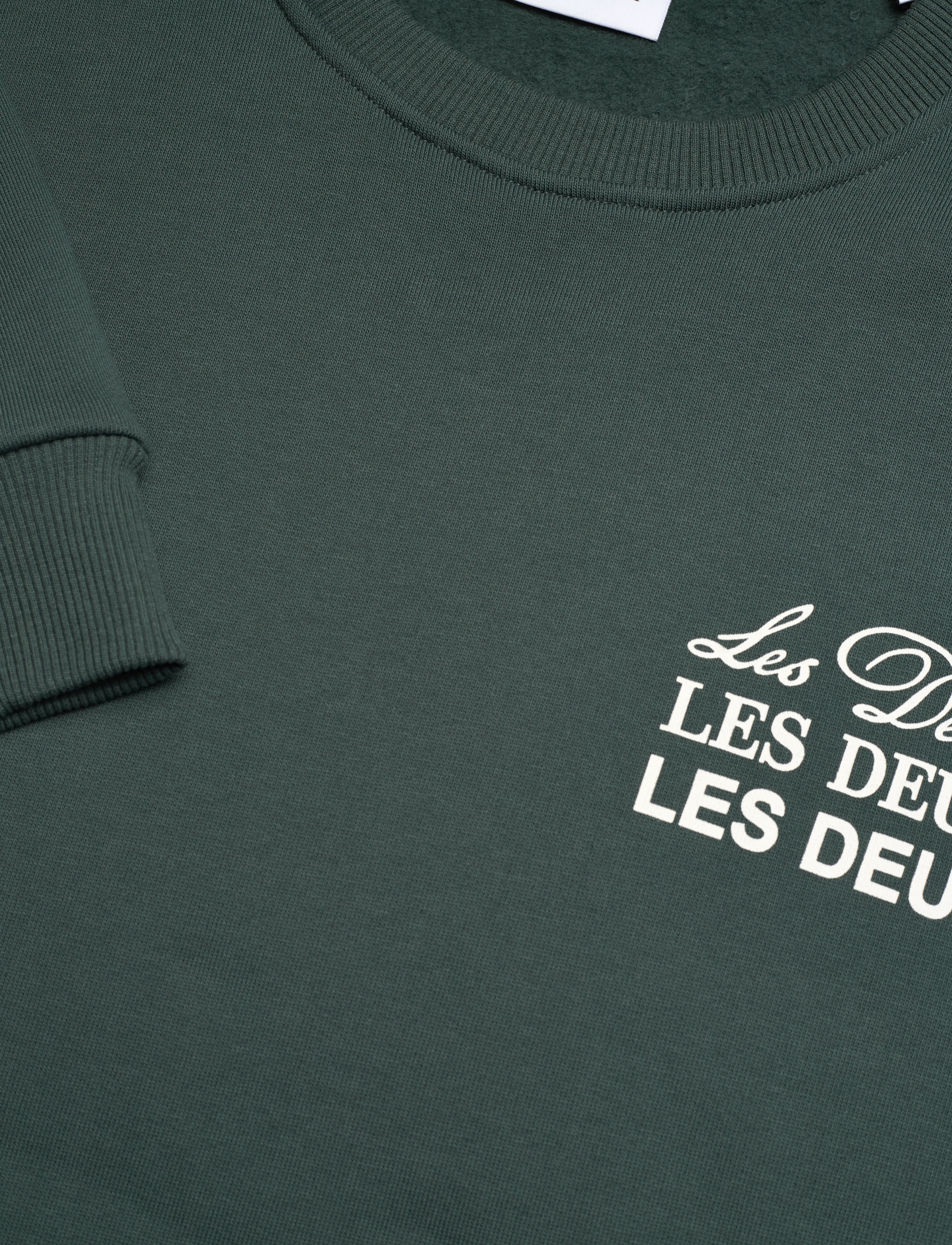 Les Deux - Triple Sweatshirt - pine green/ivory - 2