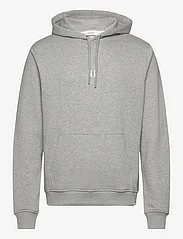 Les Deux - Mini Encore Hoodie - hoodies - light grey melange/white - 0