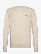 Etienne Patch Knit - IVORY/YELLOW-SAND