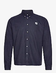 Les Deux - Piece Brushed Shirt - basic-hemden - dark navy/white-navy - 0