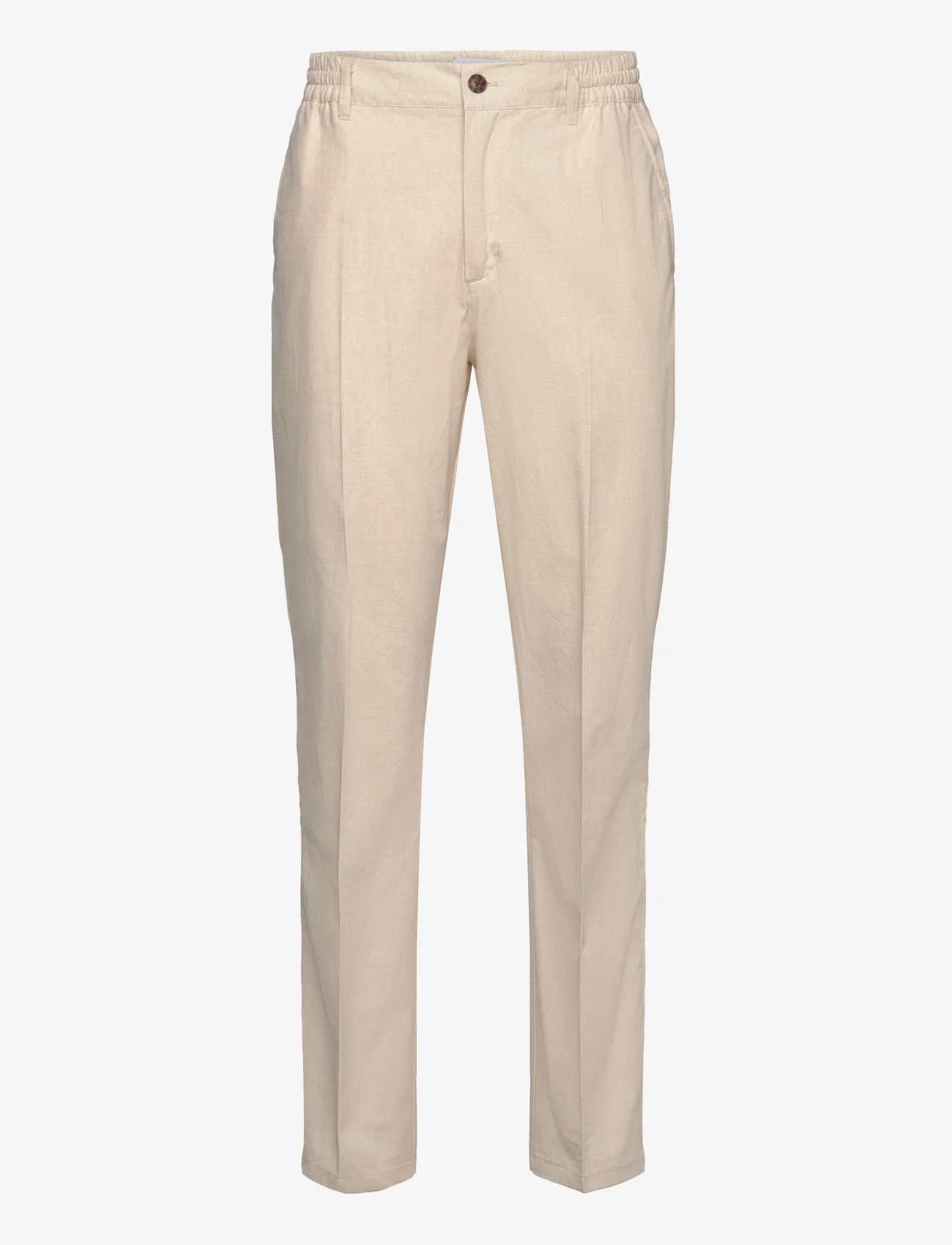 Les Deux - Pino Linen Pants - linen trousers - ivory - 0
