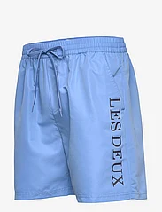 Les Deux - Les Deux Logo Swim Shorts - badeshorts - washed denim blue/dark navy - 2