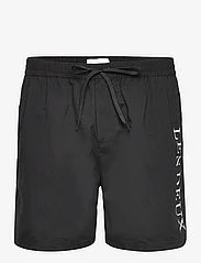 Les Deux - Les Deux Logo Swim Shorts - lühikesed ujumispüksid - black/ivory - 0