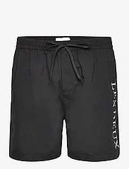 Les Deux - Les Deux Logo Swim Shorts - szorty kąpielowe - black/ivory - 0