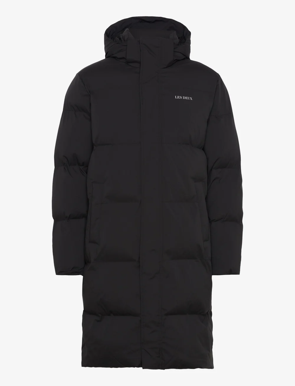 Les Deux - Mayfield Padded Coat 3.0 - vinterjakker - black/ivory - 0