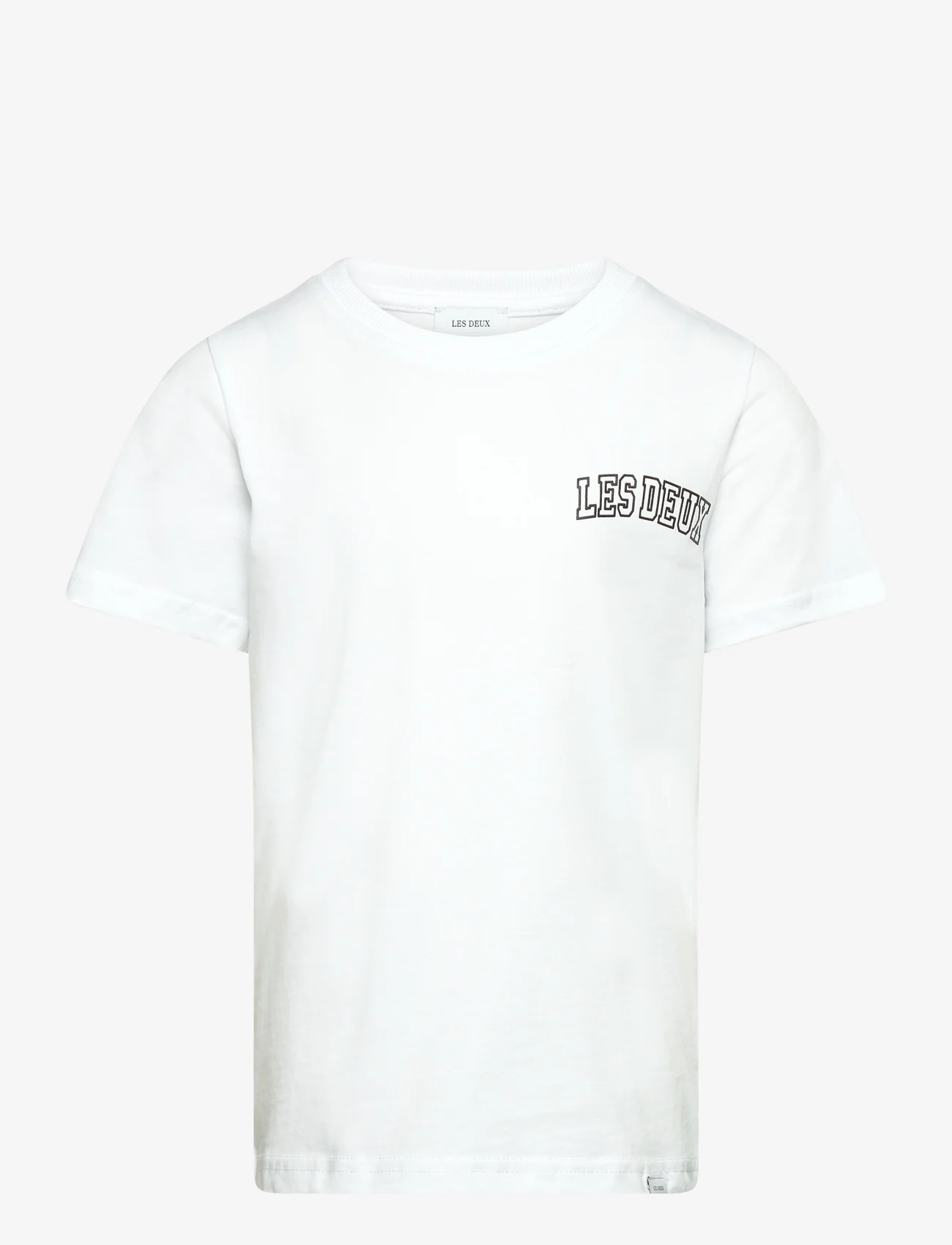 Les Deux - Blake T-Shirt Kids - marškinėliai - white/black - 0