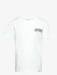 Les Deux - Blake T-Shirt Kids - marškinėliai - white/black - 0