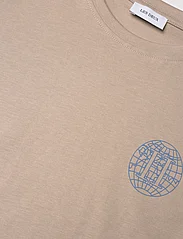 Les Deux - Globe T-Shirt Kids - marškinėliai trumpomis rankovėmis - light desert sand/washed denim blue - 2
