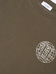 Les Deux - Globe T-Shirt Kids - marškinėliai trumpomis rankovėmis - olive night/ivory - 2