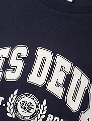 Les Deux - University T-Shirt Kids - marškinėliai trumpomis rankovėmis - dark navy/light ivory - 2