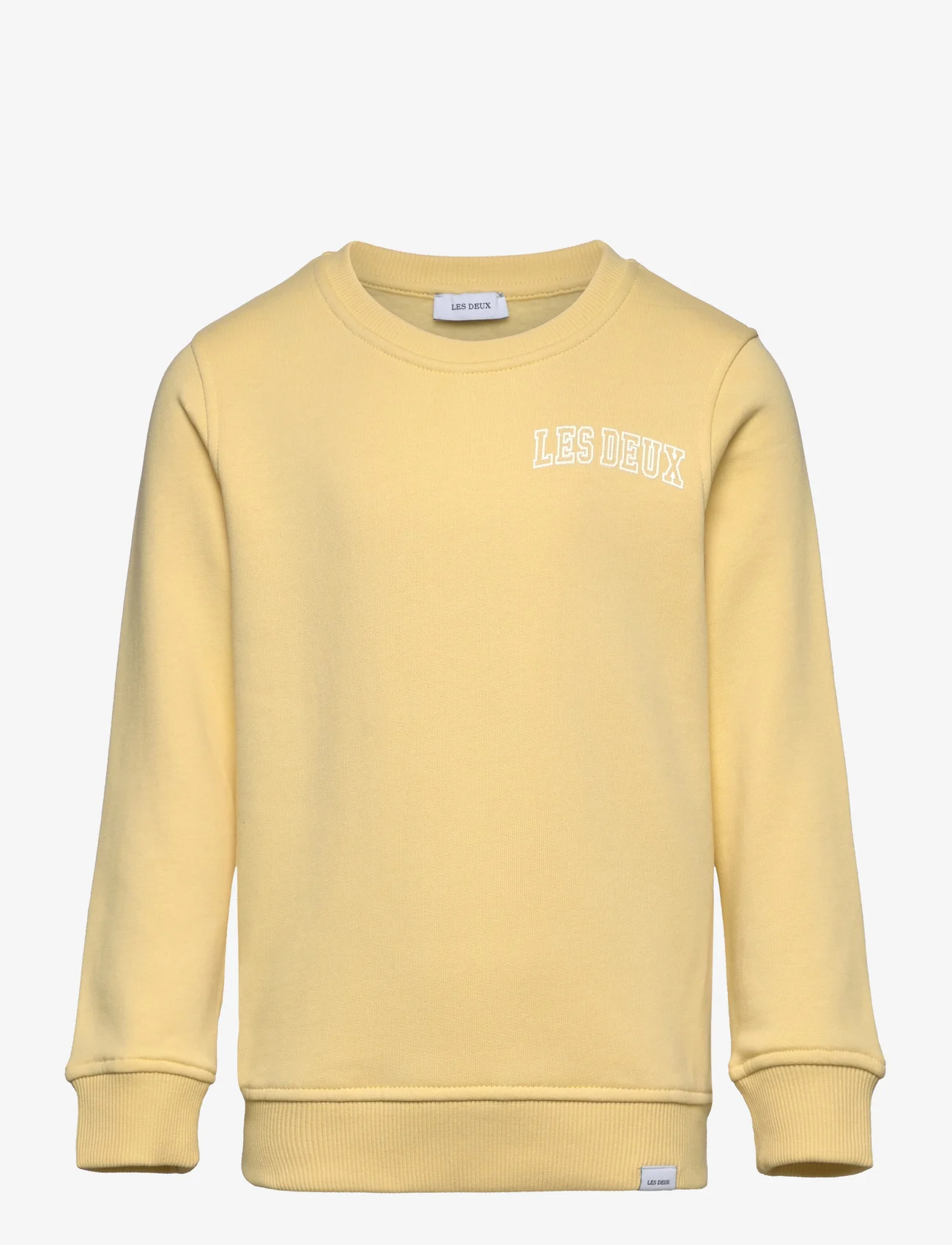 Les Deux - Blake Sweatshirt Kids - džemperiai - pineapple/white - 0
